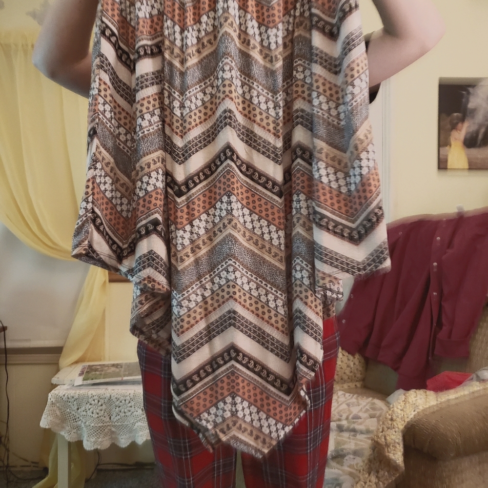 Hankercheif skirt.